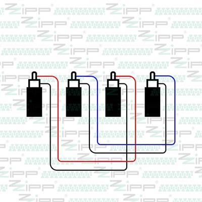 CAVO 2 SPINA RCA - 2 SPINA RCA 1,20MT ZIPP ECO