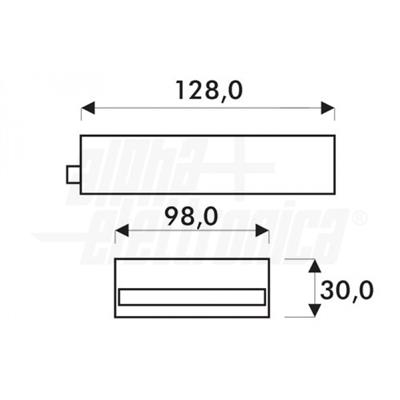 ALIMENTATORE X LED 24V 100W 4.5A