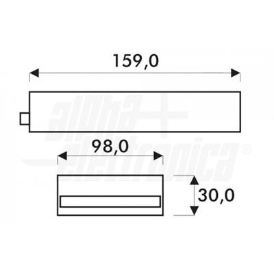 ALIMENTATORE X LED 24V 150W 6,5A