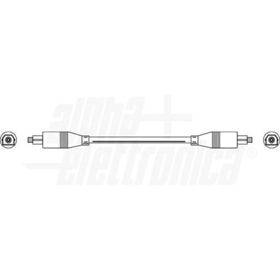 CAVO OTTICO TOSLINK M/M 1 MT.