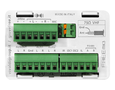 VIVALDI GIOVE HiFi 25+25W BTI BIANCO+DAB